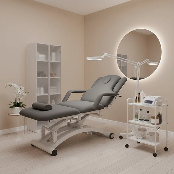 Elektrische Massageliege mit 3 Motoren, Behandlungsliege für Physiotherapie, Massagebank Sphen - Tiptop - Einrichtung