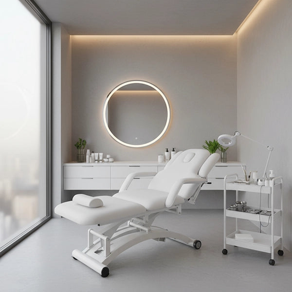 Elektrische Massageliege mit 3 Motoren, Behandlungsliege für Physiotherapie, Massagebank Sphen - Tiptop - Einrichtung