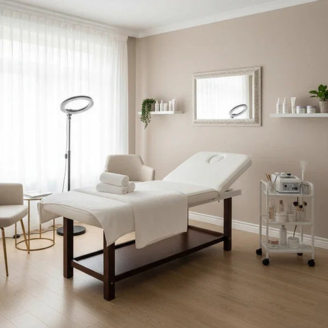 Massageliege mit Wenge Holzrahmen, Behandlungsliege PVC-Polsterung, Wellnessliege spa Rombo - Tiptop - Einrichtung
