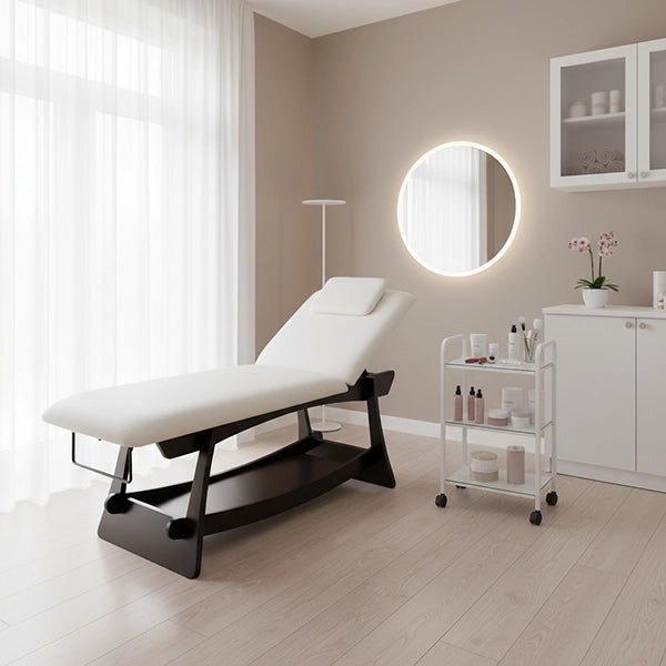 Massageliege aus Wenge-Holz, Kosmetikliege Delto - Tiptop - Einrichtung