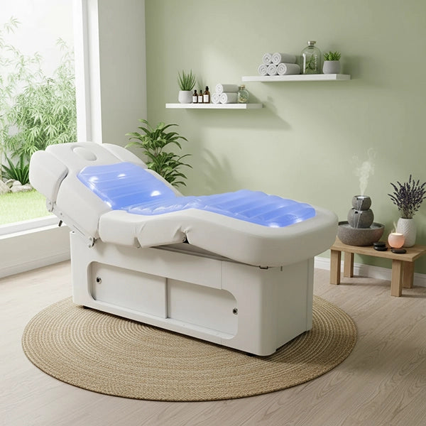 Elektrische Massageliege mit Heizung und Wasserkissen, Massagetisch mit 4 Motoren, Behandlungsliege Kella - Tiptop - Einrichtung