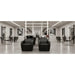 Friseur Waschbecken in Schwarz, Friseurwaschbecken Wisp Power mit ergonomischem Design und hochwertiger Mischbatterie.