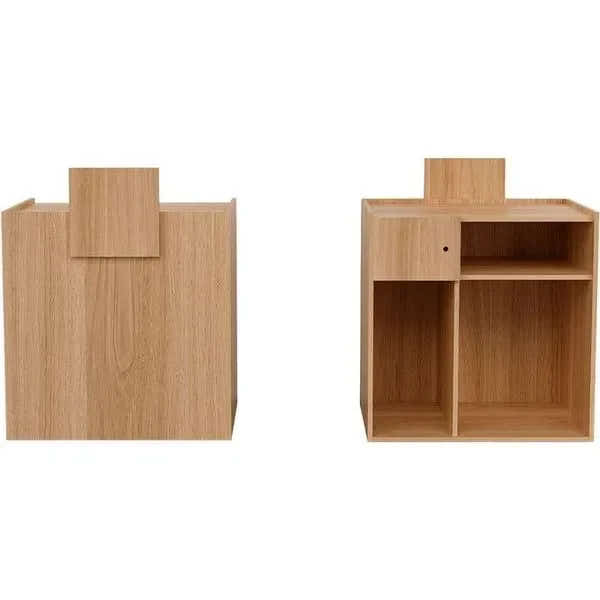 Friseur-Empfangstheke, Friseur Rezeption Willk, Eiche Holz Empfangstisch, in Eiche Design - kassentisch - empfangstresen