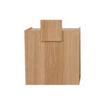 Friseur-Empfangstheke, Friseur Rezeption Willk, Eiche Holz Empfangstisch, in Eiche Design - kassentisch - empfangstresen