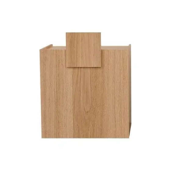 Friseur-Empfangstheke, Friseur Rezeption Willk, Eiche Holz Empfangstisch, in Eiche Design - kassentisch - empfangstresen
