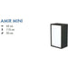Friseur Rezeption, Empfangstheke mit Beleuchtung Amir-Mini - Tiptop - Einrichtung