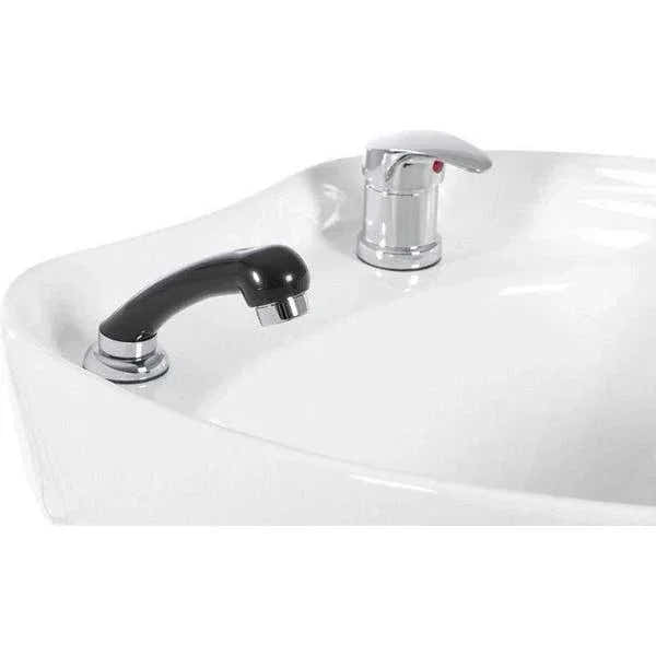 Friseur waschbecken in elegantem Schwarz, rückwärtswaschbecken Friseur Odden