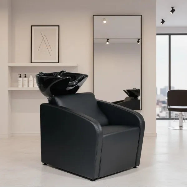 Friseur Waschbecken in Schwarz, Friseurwaschbecken Mullet - Tiptop - Einrichtung