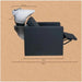 Friseur Waschbecken mit elektrischer Fußstütze, Schwarz, Friseurwaschbecken Peek power plus, ergonomisches Design, hochwertige Materialien.