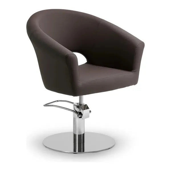 Friseurstuhl in eleganter Schwarz-Farbe, Luxuriöser Friseur stuhl Arcel - Tiptop - Einrichtung