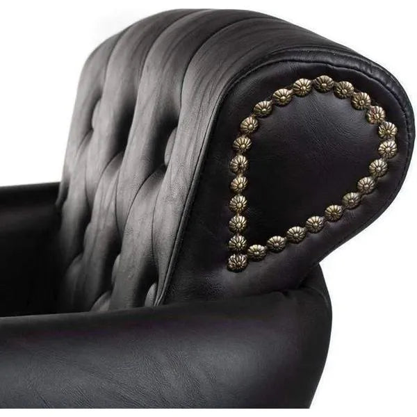 Friseurstuhl in eleganter Schwarz-Farbe, Luxuriöser Friseur stuhl BH-8038 - Tiptop - Einrichtung