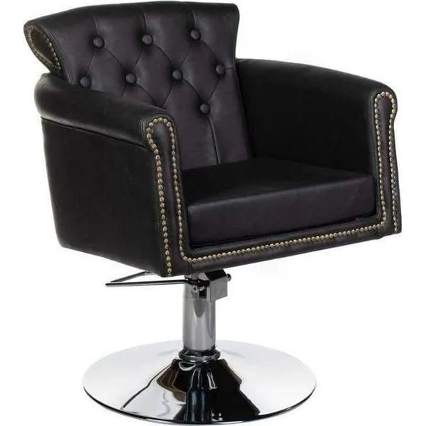 Friseurstuhl in eleganter Schwarz-Farbe, Luxuriöser Friseur stuhl BH-8038 - Tiptop - Einrichtung