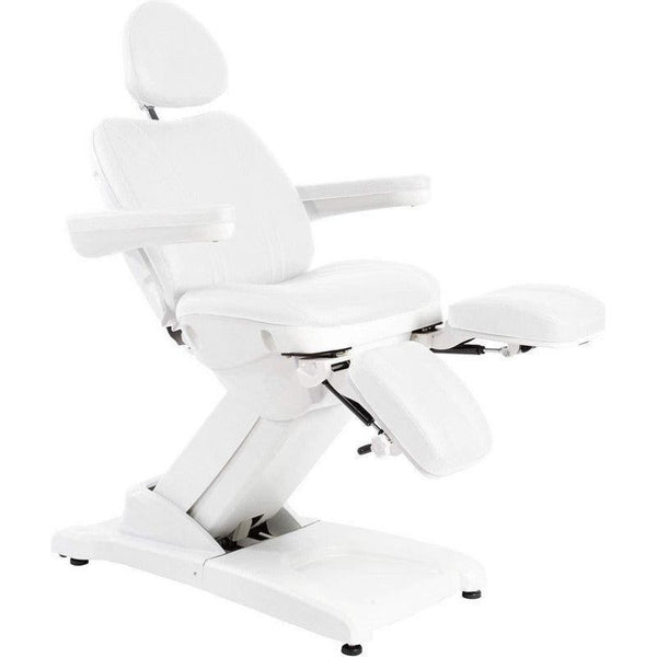 Fußpflegestuhl Podologie Stuhl elektrisch mit 3 Motoren Minka in Weiß - Tiptop - Einrichtung