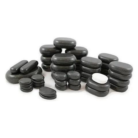Hot Stone-Massagesteine Set - Entspannung pur mit 45 Stück - Tiptop - Einrichtung