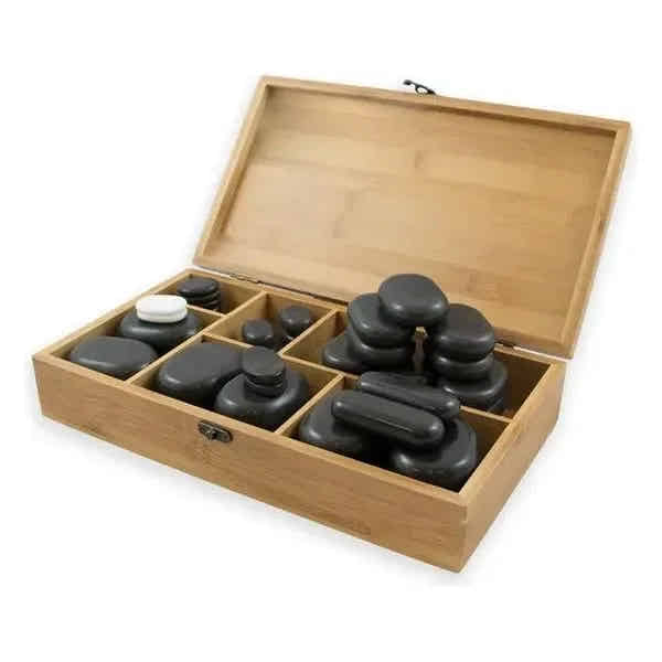 Hot Stone-Massagesteine Set - Entspannung pur mit 45 Stück