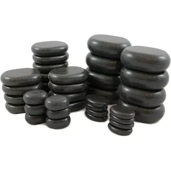 Hot Stone-Massagesteine-Set mit 36 Stück und Zubehör - Tiptop - Einrichtung