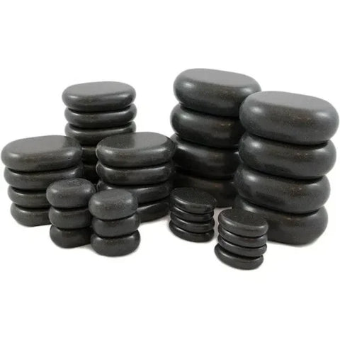Hot Stone-Massagesteine-Set mit 36 Stück und Zubehör - Tiptop - Einrichtung