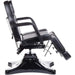 Hydraulischer drehbarer Fußpflegestuhl, Pedistuhl BD-8243 in eleganter Schwarz-Farbe - Tiptop - Einrichtung