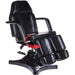 Hydraulischer drehbarer Fußpflegestuhl, Pedistuhl BD-8243 in eleganter Schwarz-Farbe - Tiptop - Einrichtung