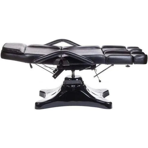 Hydraulischer drehbarer Fußpflegestuhl, Pedistuhl BD-8243 in eleganter Schwarz-Farbe - Tiptop - Einrichtung