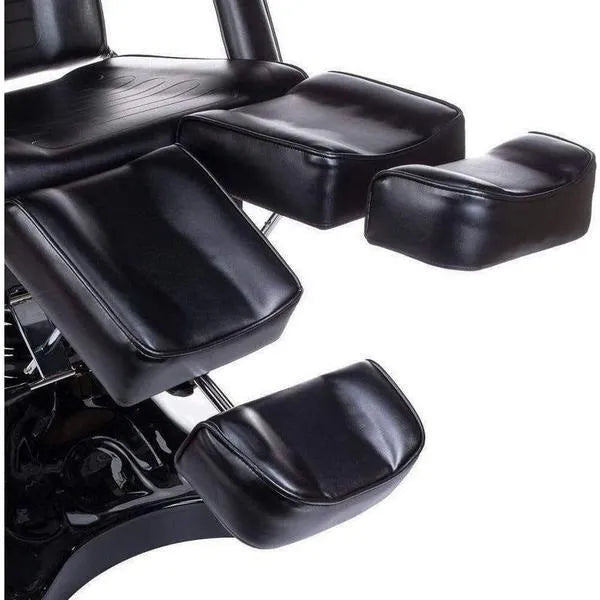 Hydraulischer drehbarer Fußpflegestuhl, Pedistuhl BD-8243 in eleganter Schwarz-Farbe - Tiptop - Einrichtung
