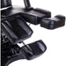 Hydraulischer drehbarer Fußpflegestuhl, Pedistuhl BD-8243 in eleganter Schwarz-Farbe - Tiptop - Einrichtung