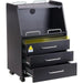 Kosmetikschrank BD-T601 in Schwarz mit UV-Sterilisator und gummierter Räder - Tiptop - Einrichtung