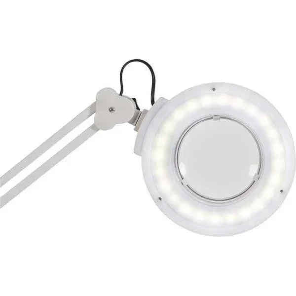 LED-Lupenlampe Led Lupenleuchte Expand Plus mit Gelenkarm und fünf Rädern
