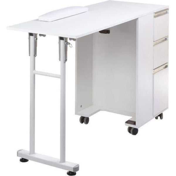 Maniküre Tisch Nageltisch - Klappbarer BD-3802 in Weiß - Tiptop - Einrichtung