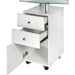 Maniküre Tisch – Nageltisch mit Absaugung BD-3453+P – Weiß - Tiptop - Einrichtung