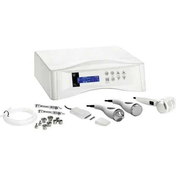 Multifunktionsgerät mit Diamant Dermabrasion 4-in-1 + Ultraschall + Wärme- und Kältehammer + Hautschaber