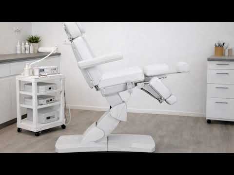 Fußpflegestuhl elektrisch mit 3 Motoren, Pediküre stuhl, Podologiestuhl Taurus-Plus für perfekten Komfort und Qualität.