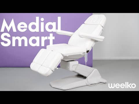 Eleganter Fußpflegestuhl elektrisch mit 3 Motoren, Pediküre stuhl medial-Smart für maximalen Komfort im Beautysalon.
