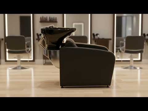 Friseur Waschbecken in Schwarz, Friseurwaschbecken Mullet - Tiptop - Einrichtung