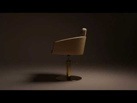 Friseurstuhl Alya BE - Luxuriöser Friseur stuhl der Extraklasse - Tiptop - Einrichtung