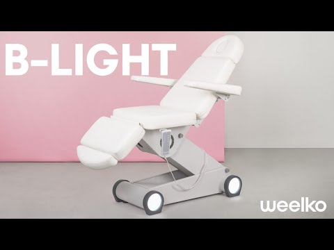 Kosmetikliege elektrisch mit 4 Motoren, Behandlungsliege B-Light, Kosmetikstuhl