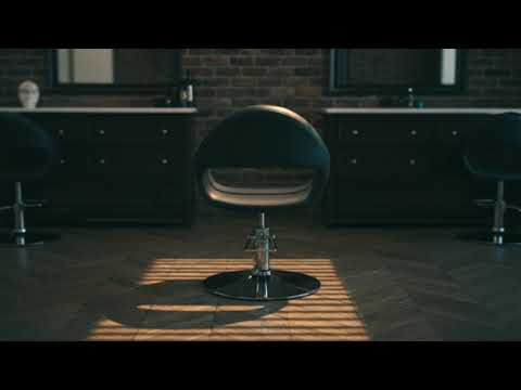 3er Set - Eleganter Friseurstuhl Jheri in Schwarz mit verchromtem Rundfuß - Tiptop - Einrichtung