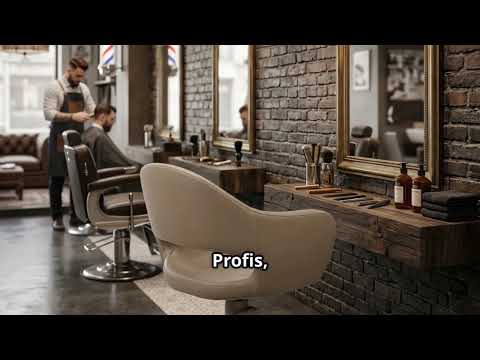 Friseurstuhl LIRA mit Hydraulik ergonomisch, stabil und komfortabel für Salons