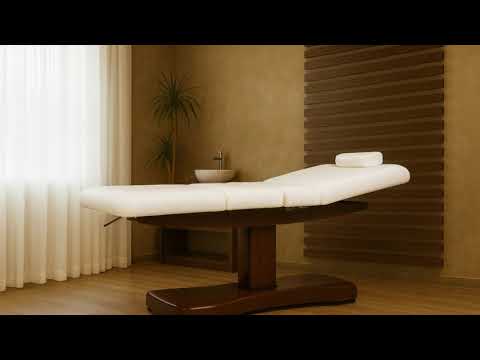 Elektrische Massageliege mit 3 Motoren, Massagetisch in Weiß, Behandlungsliege Ulna - Tiptop - Einrichtung