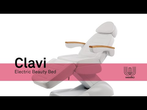  Elektrische Kosmetikliege mit 3 Motoren in Weiß - Clavi Luxusausführung - tiptop-einrichtung
