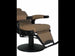 Luxuriöser Barber stuhl Hawk, Herren Friseurstuhl im Vintage-Stil, ideal für traditionelle Barbershops.