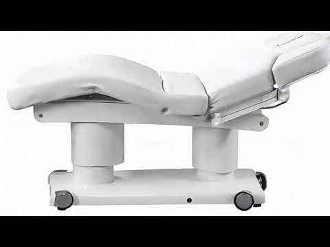 Elektrische Massageliege mit 4 Motoren, Massagetisch mit Heizfunktion, Behandlungsliege Qaus Warm