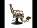 Barber stuhl in Bronze – Gold, Herren Friseurstuhl Buzz, Luxus Barbershop stuhl - Tiptop - Einrichtung