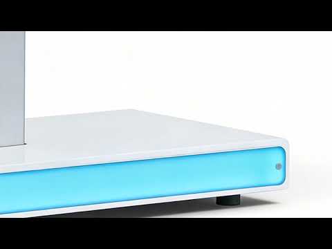 Elektrische Kosmetikliege MUSE+ mit Heizung, LED und vier Motoren – Premium Spa Liege in Weiß