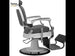 3x Barber stuhl in Weiß-Grau, Herren Friseurstuhl Trim, Luxuriöser Barbershop stuhl für stilvolle Salons - Tiptop - Einrichtung