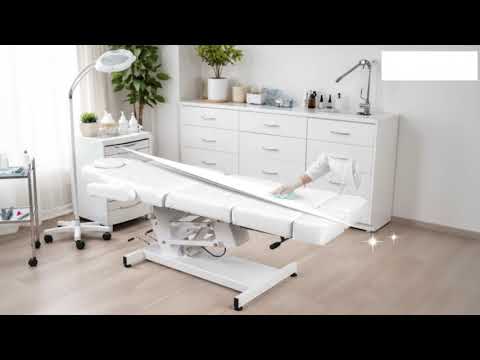 Fußpflegestuhl elektrisch mit 1 Motor, Pediküre stuhl Cefe in Weiß - Tiptop - Einrichtung