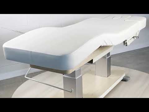 Elegante Elektrische Massageliege mit 4 Motoren, Heizfunktion und LED, ideal für professionelle Behandlungen von Beheizbare.