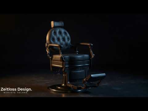 Barber stuhl in Schwarz, Herren Friseurstuhl Buzz, Barbershop stuhl - Tiptop - Einrichtung