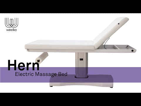 Spa-Kosmetikliege, 1 Motor, Spa-Massageliege, elektrischer Behandlungsliege Hern in Weiß