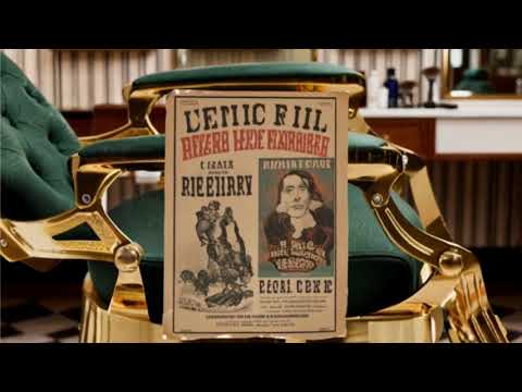 Barber stuhl in Gold - Grün, Herren Friseurstuhl Mae, Barbershop stuhl
